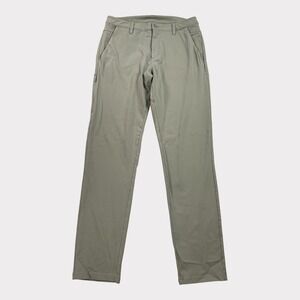 BYLT Everyday Pant 2.0 Mens 34x32 Taupe Slim Performance Tech Stretch Tapered